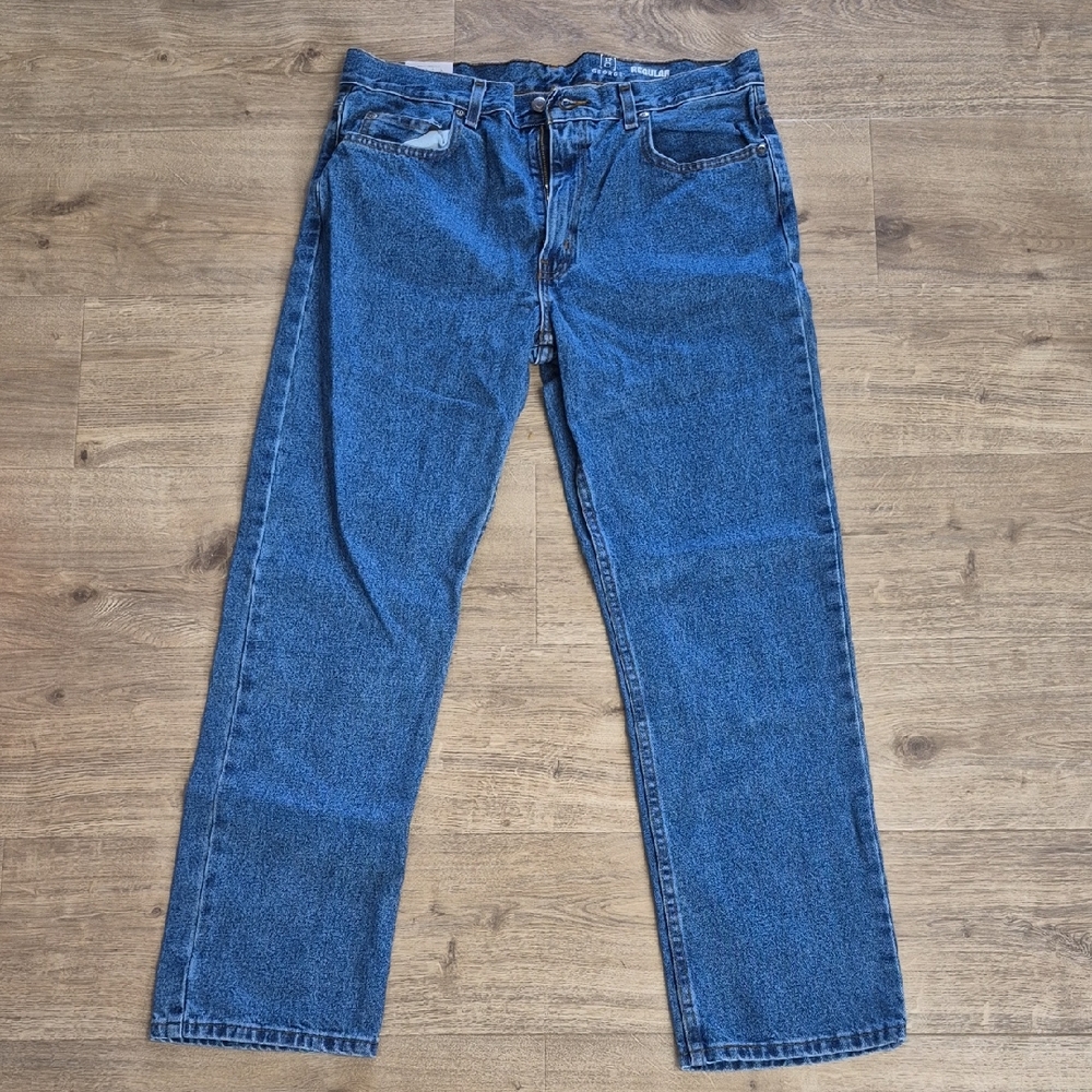 Classic Blue Denim Jeans Mens 34 X 30